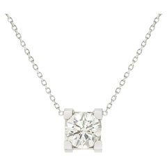 Cartier C de Cartier Solitaire Diamond Necklace 1.70ct G/VS1 XXX