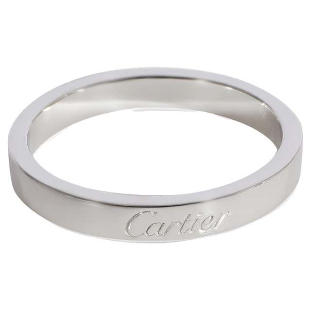 Cartier LOVE Ring or Wedding Band in Platinum at 1stDibs
