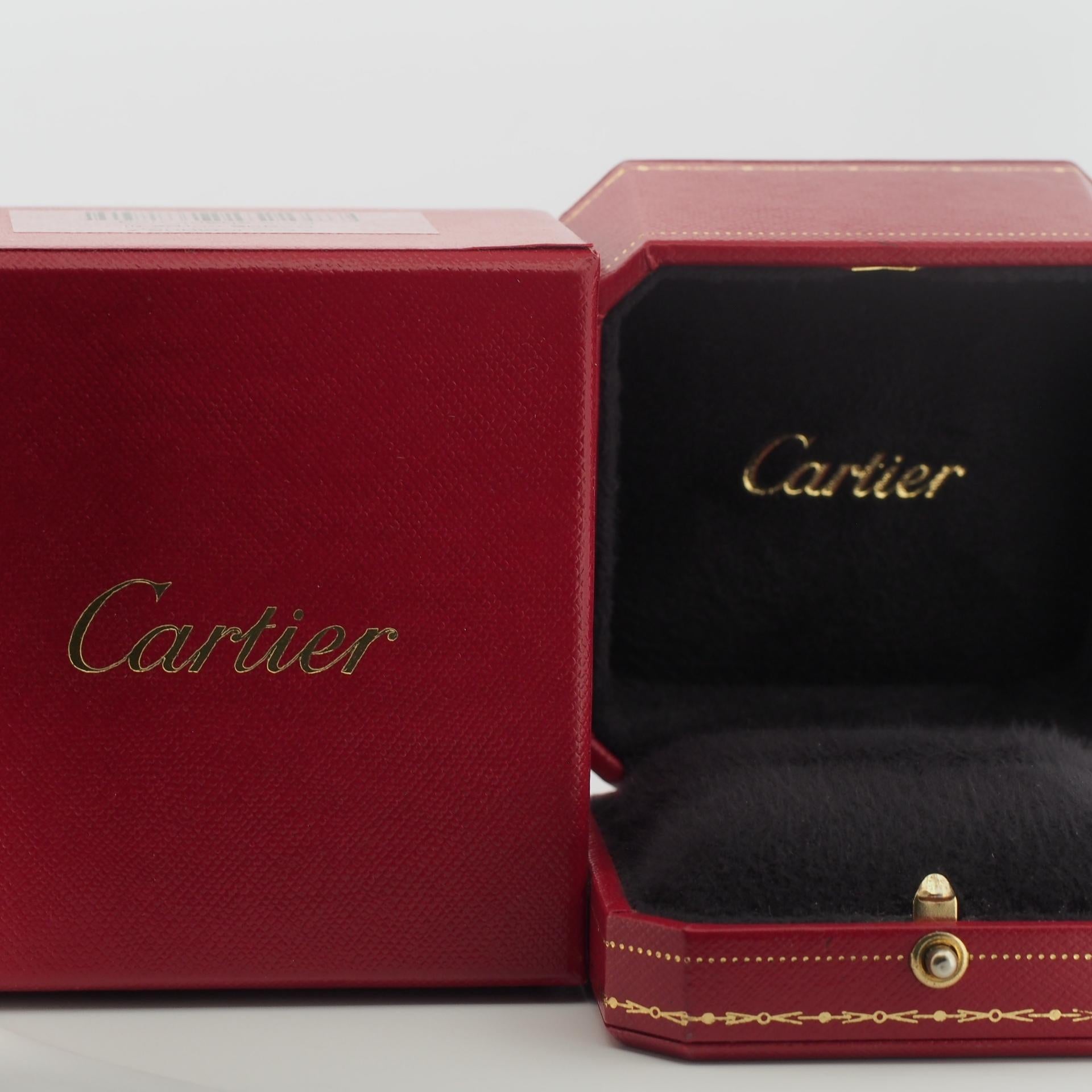 Cartier C de Cartier Alianza 1 Diamante Oro Rosa 51 US 5.5 5
