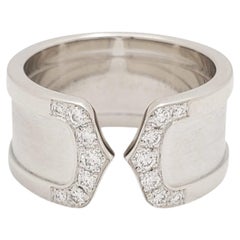 Cartier 'C de Cartier' White Gold Diamond Ring