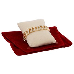 CARTIER C De Diamond Yellow Gold Signature Bracelet