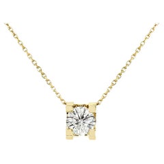 Cartier C de Yellow Gold Cartier Diamond Pendant 1.14ct G/VS2