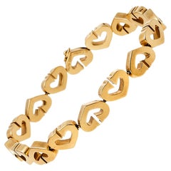 Cartier C Heart 18K Yellow Gold Bracelet