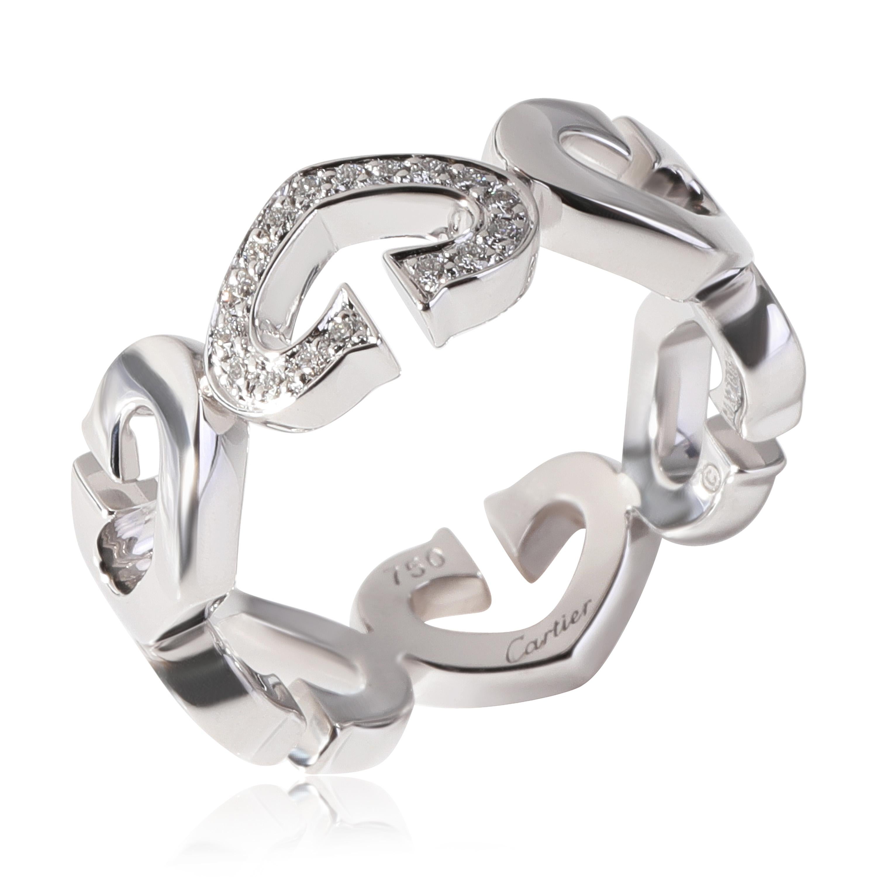 Cartier C Heart De Cartier Diamond Ring in 18k White Gold 0.13 CTW

PRIMARY DETAILS
SKU: 119553
Listing Title: Cartier C Heart De Cartier Diamond Ring in 18k White Gold 0.13 CTW
Condition Description: Retails for 4550 USD. In excellent condition and