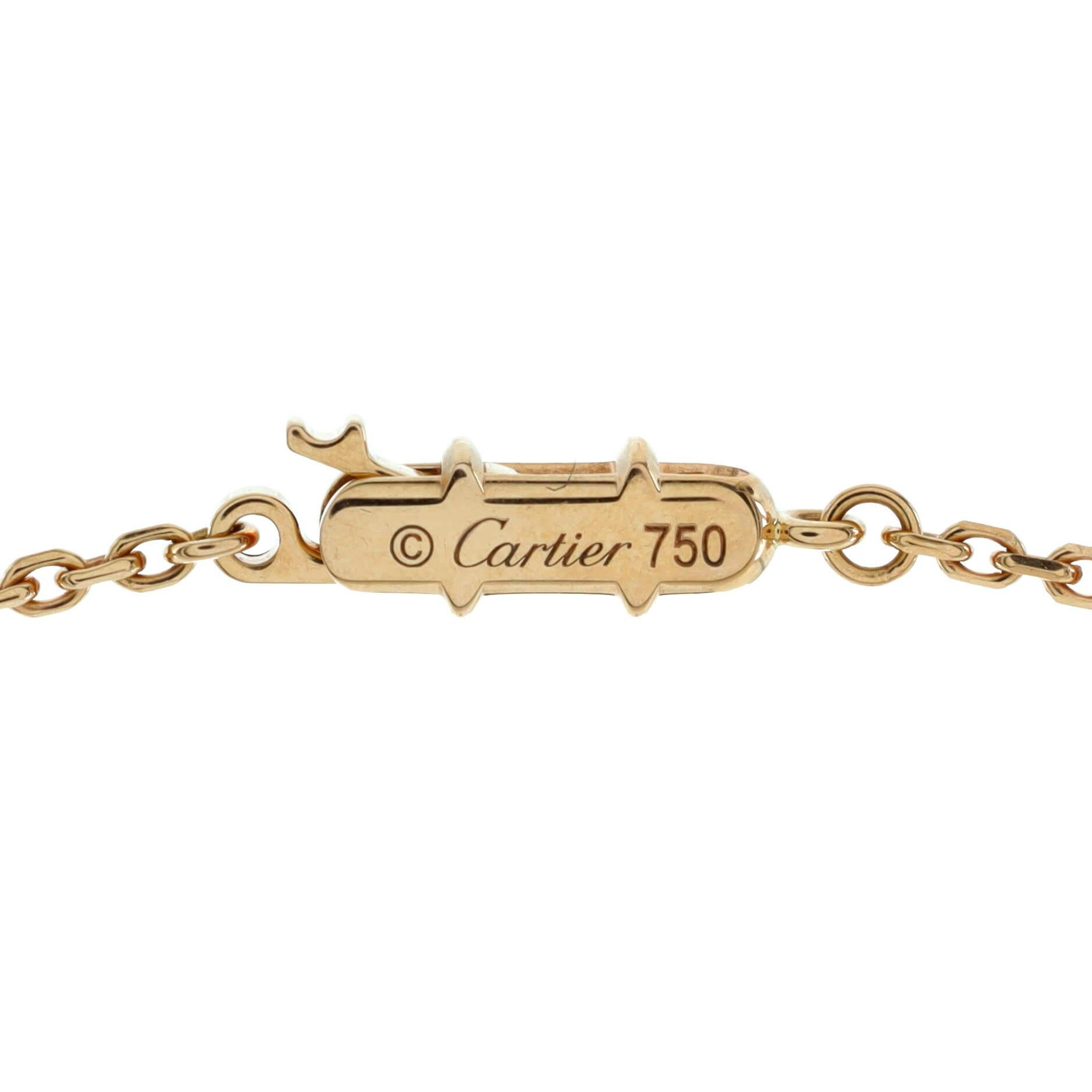 Cartier C Heart de Cartier Pendant Necklace 18k Rose Gold with Pave Diamonds 1