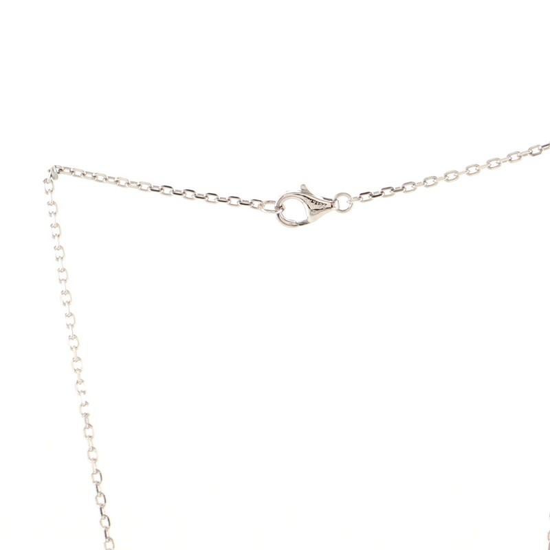 Cartier C Heart de Cartier Pendant Necklace 18K White Gold with Diamonds In Good Condition In New York, NY