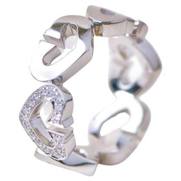 Bijoux Occasions Bague Cartier Coeur Cartier C Heart Diamond Bague