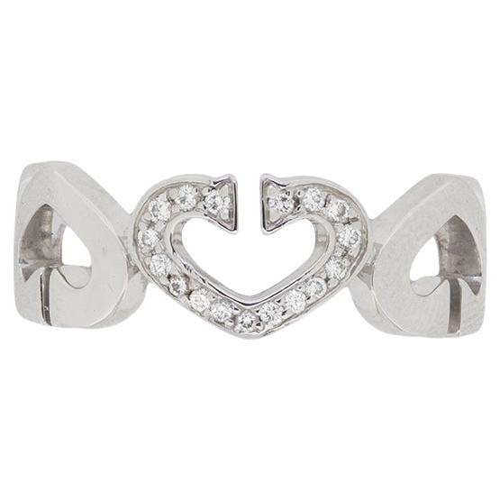 Cartier ‘C Heart’ Diamond Ring with Diamonds