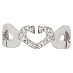 Cartier ‘C Heart’ Diamond Ring with Diamonds