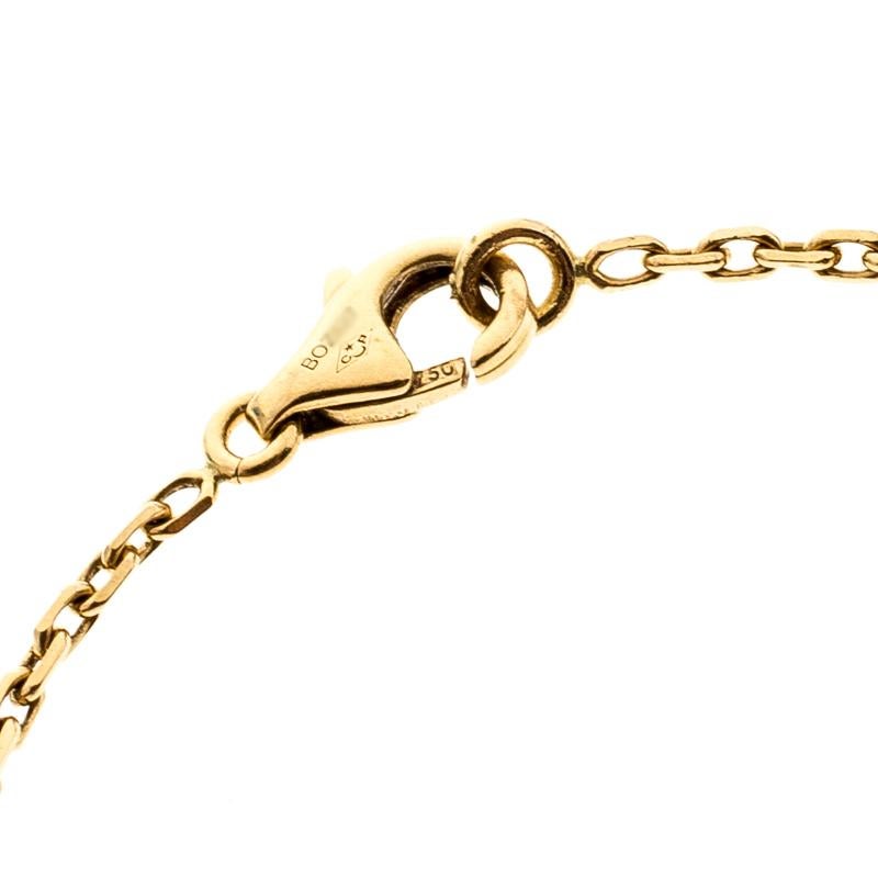Cartier C Logo Baby ID Bar 18K Yellow Gold Bracelet For Sale at 1stDibs
