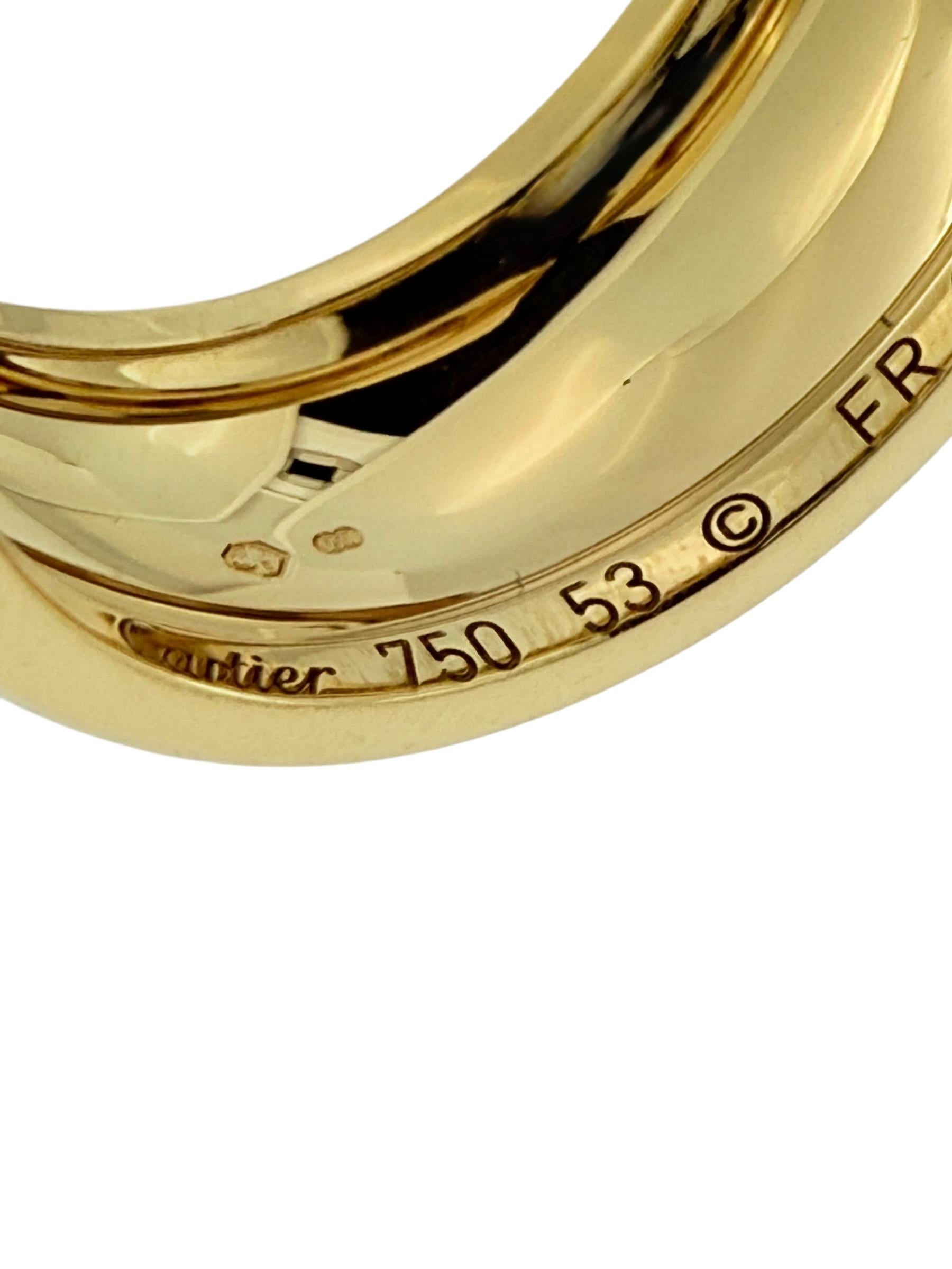 Bague Cartier A.I.C. en or jaune en vente 4