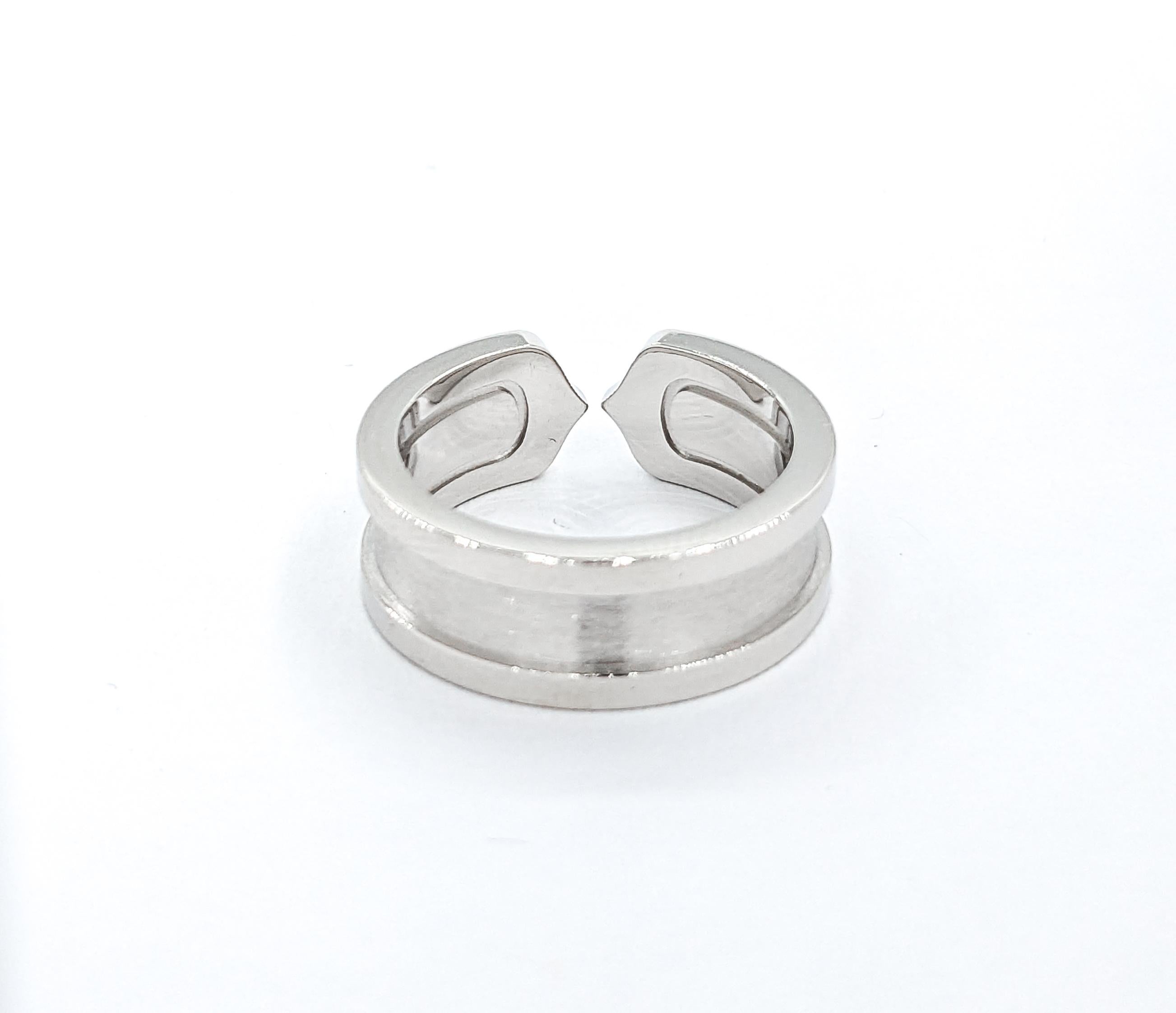 Cartier C2 Diamantring aus Weißgold mit Diamanten Damen