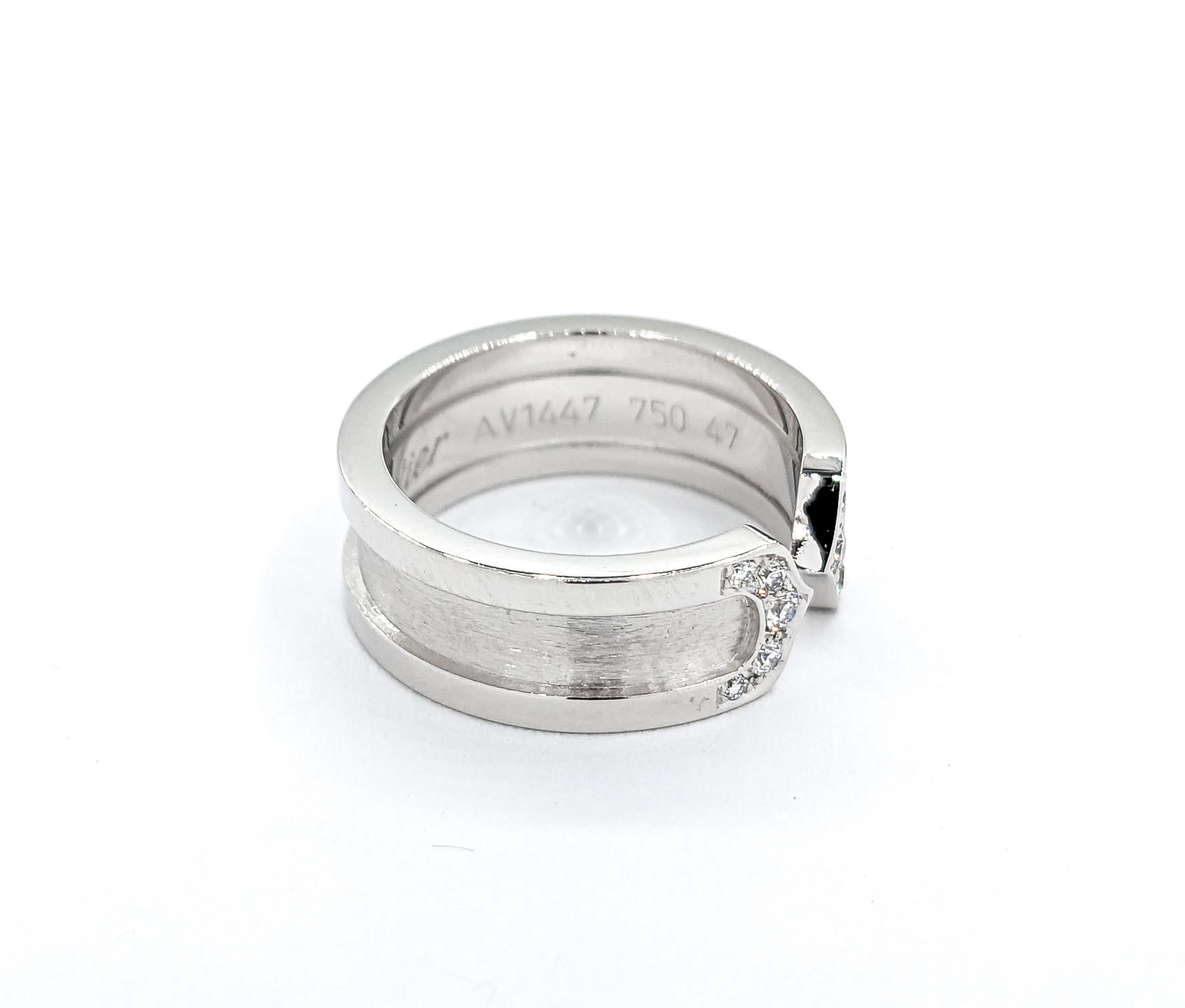 Cartier C2 Diamantring aus Weißgold mit Diamanten 1