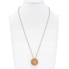 Cartier Cactus De Cartier 18K Gold 0,40 Karat Diamant-Anhänger Kette Halskette