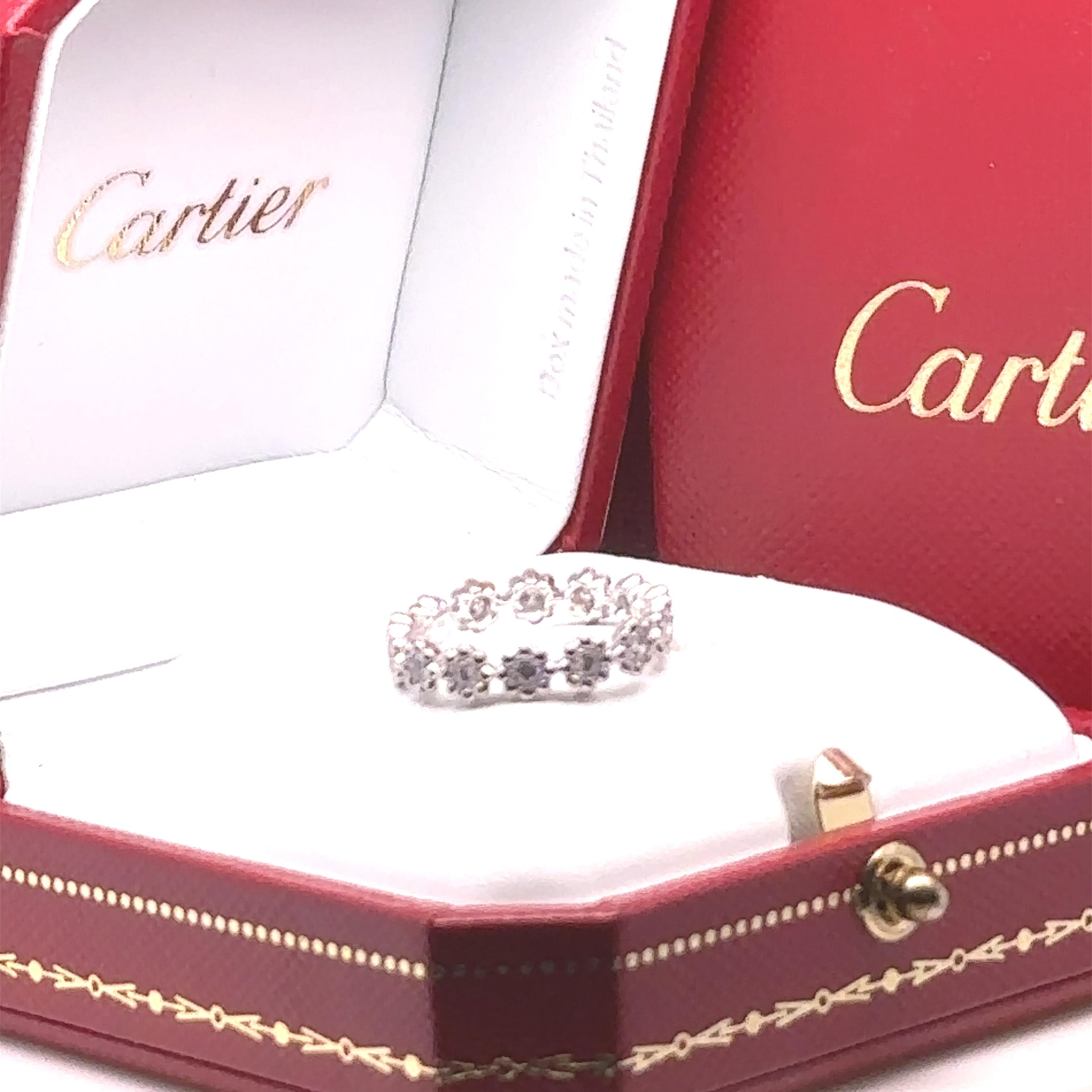 Cartier Cactus De Cartier Wedding Ring 0.30 Carat 4