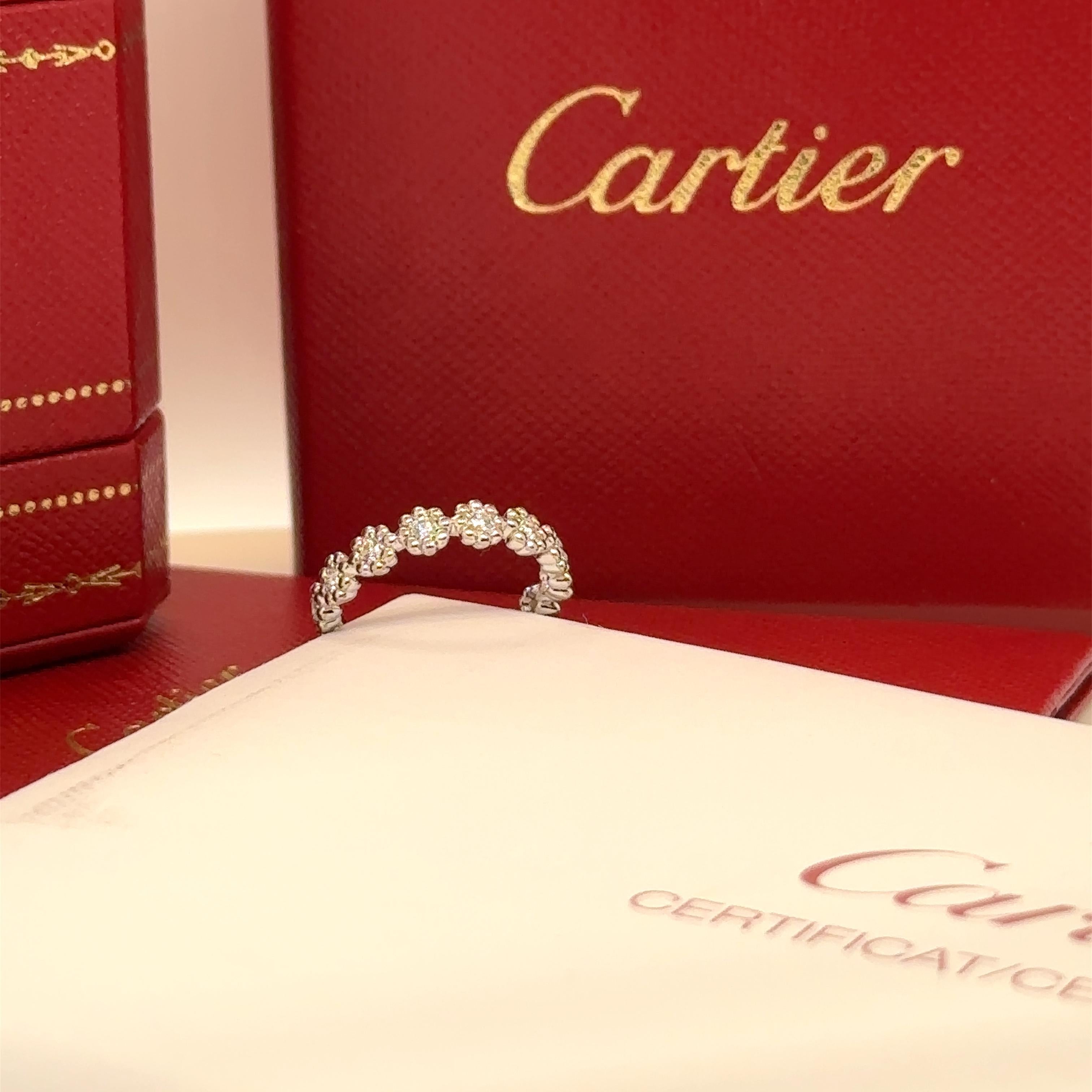 Cartier Cactus De Cartier Wedding Ring 0.30 Carat 6