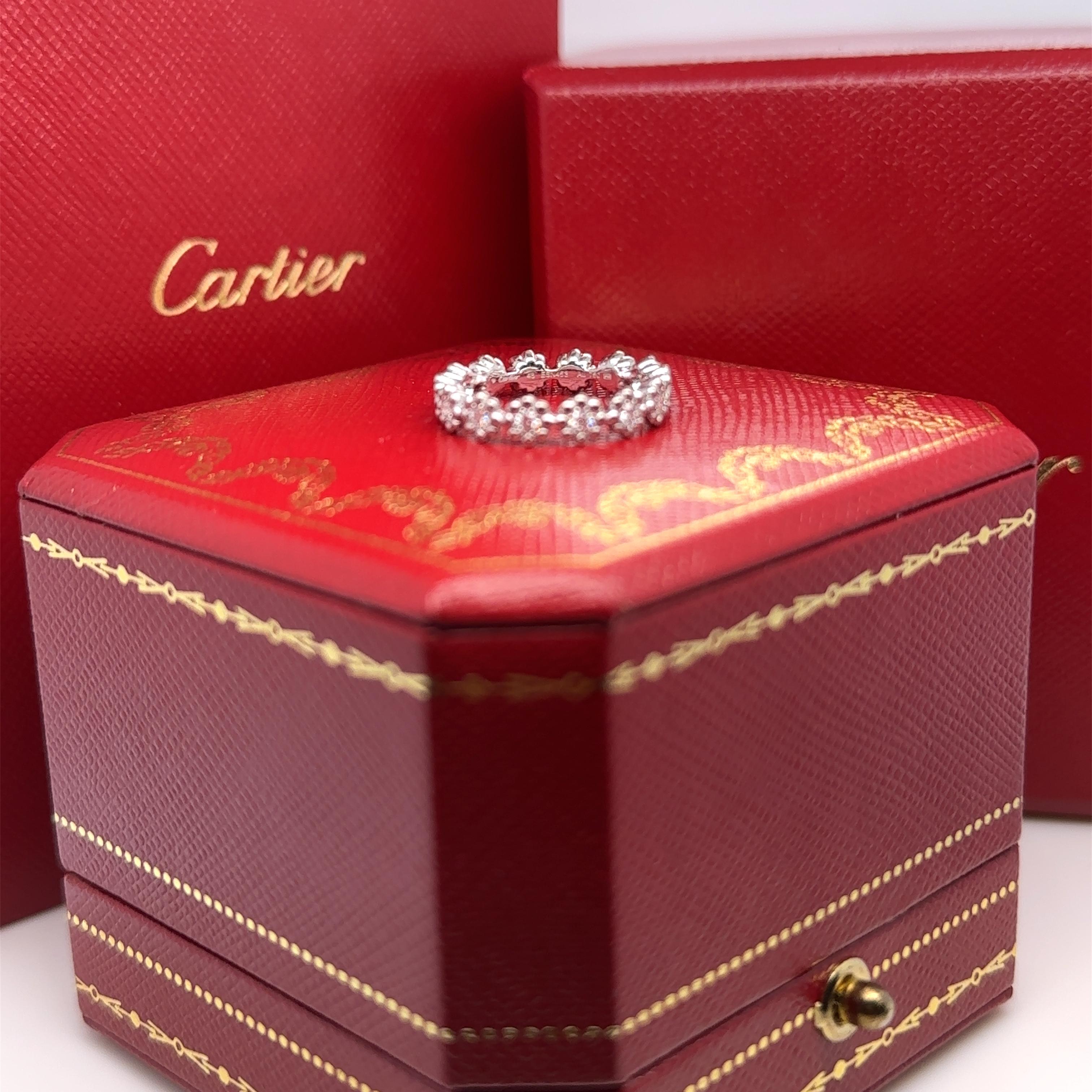 Women's Cartier Cactus De Cartier Wedding Ring 0.30 Carat