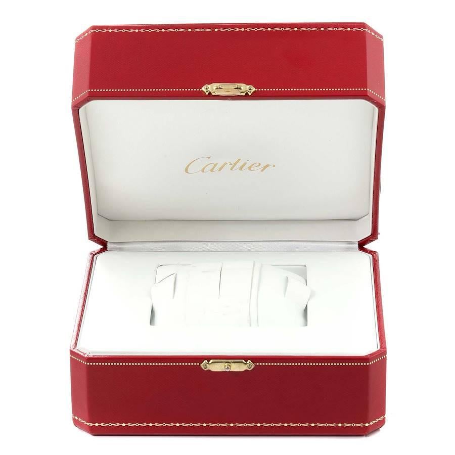 Cartier Calibre Black Dial Automatic Steel Mens Watch W7100057 2