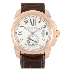 Cartier Calibre de Cartier Automatic 18K Rose Gold Watch W7100009