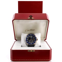 Cartier Calibre de Cartier Automatic Watch Stainless Steel and Rose Gold