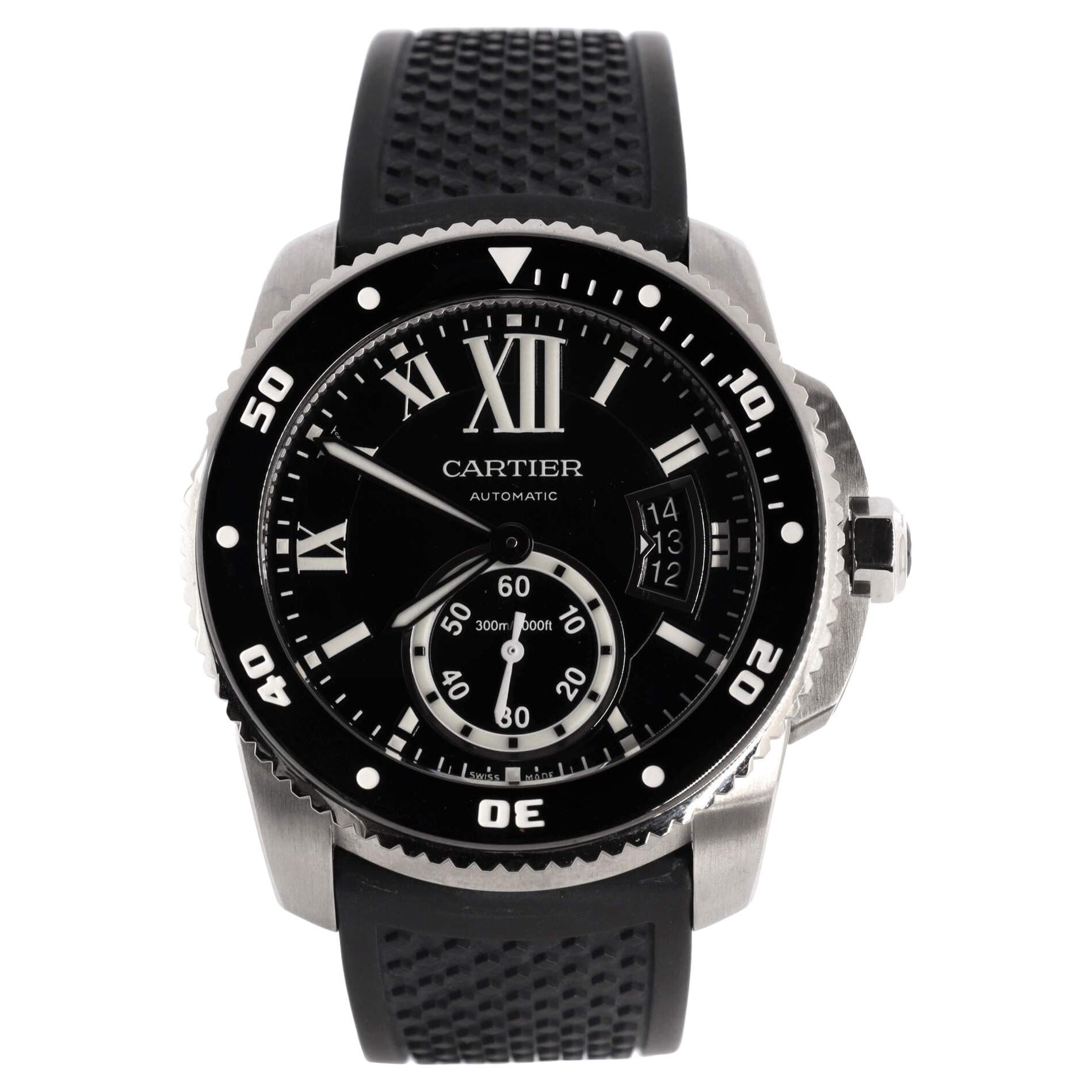 Cartier Santos De Cartier Chronograph Automatic Watch Stainless Steel