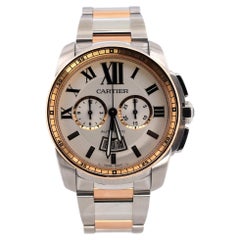 Cartier Calibre de Cartier Chronograph Automatic Watch Stainless Steel