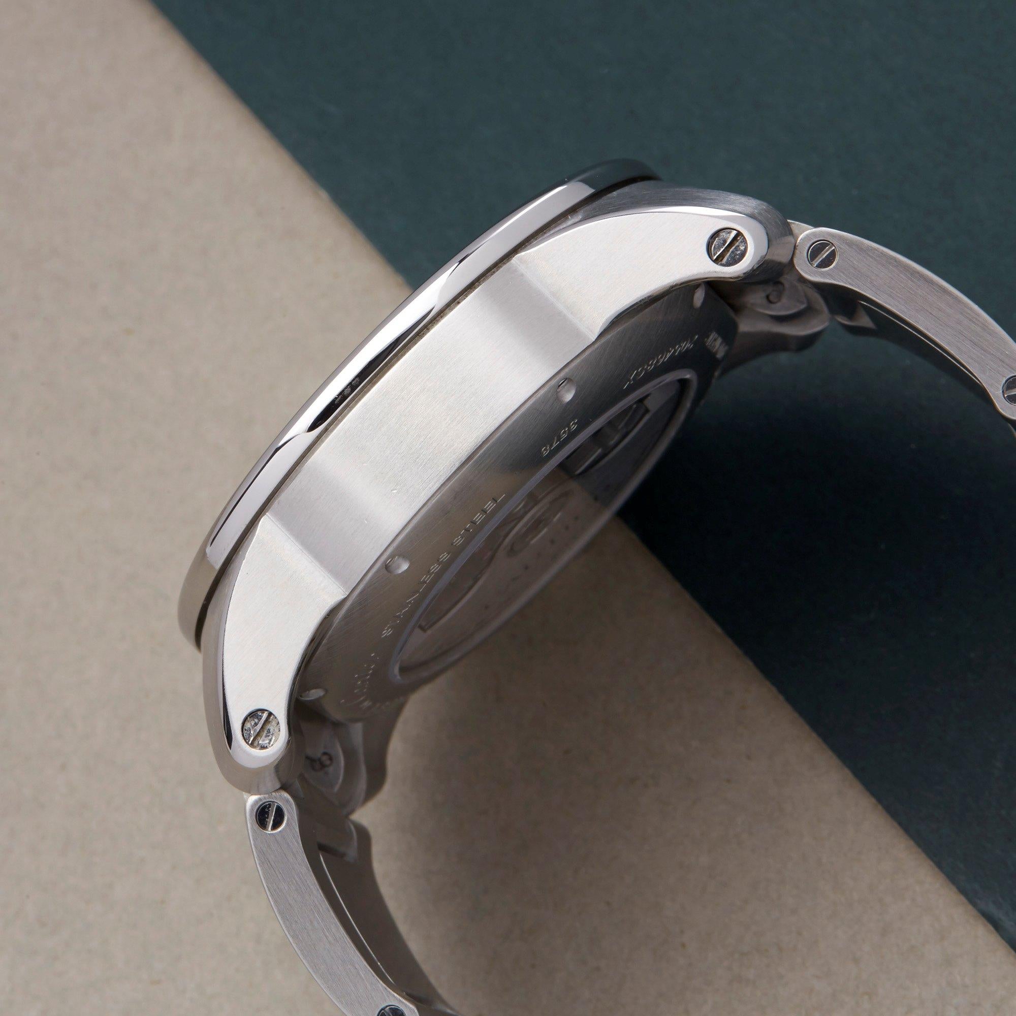 Cartier Calibre de Cartier Chronograph W7100045 oder 3578 Herren Edelstahl 2
