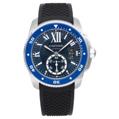 Cartier Calibre de Cartier Diver 42mm Steel Blue Dial Automatic Watch WSCA0011