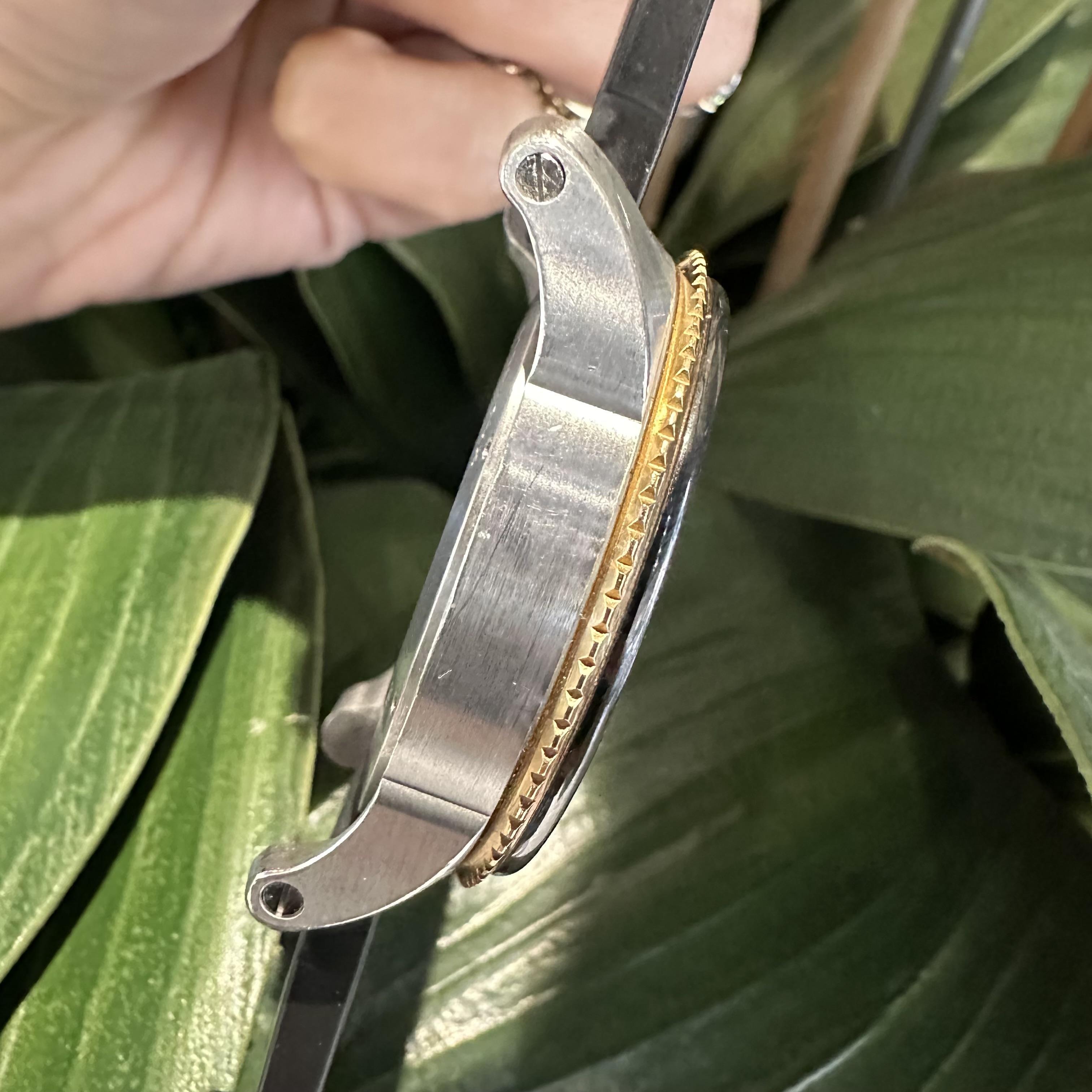 Cartier Calibre De Cartier Diver Stainless Steel and Rose Gold Bezel Watch 42 mm In Good Condition In Miami, FL