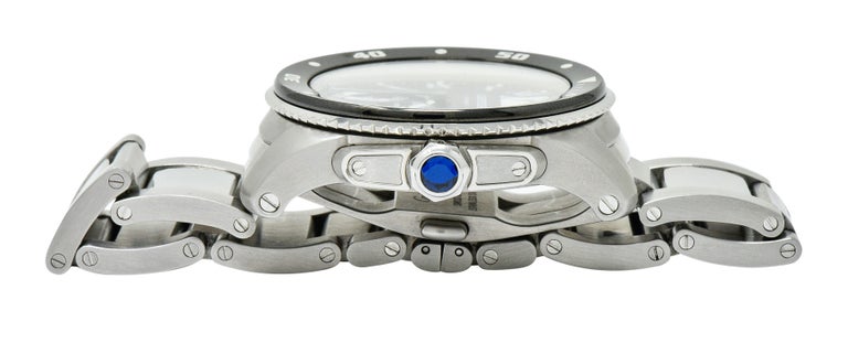 Cartier Calibre de Cartier Diver Stainless Steel Automatic Men's Watch W7100057 For Sale 5