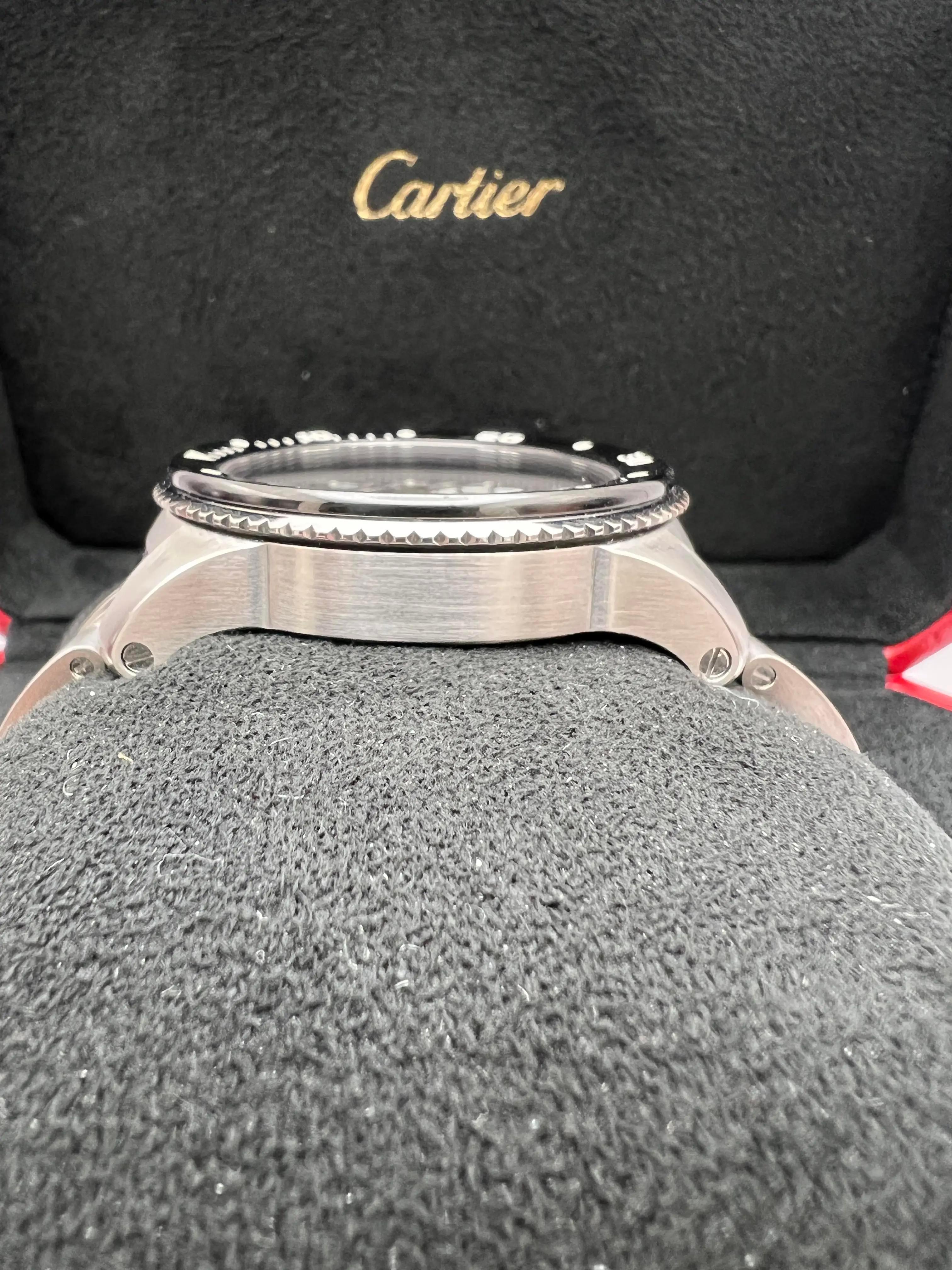 Cartier Calibre De Cartier Diver W7100057 Black Dial Stainless Bracelet B&P en vente 4