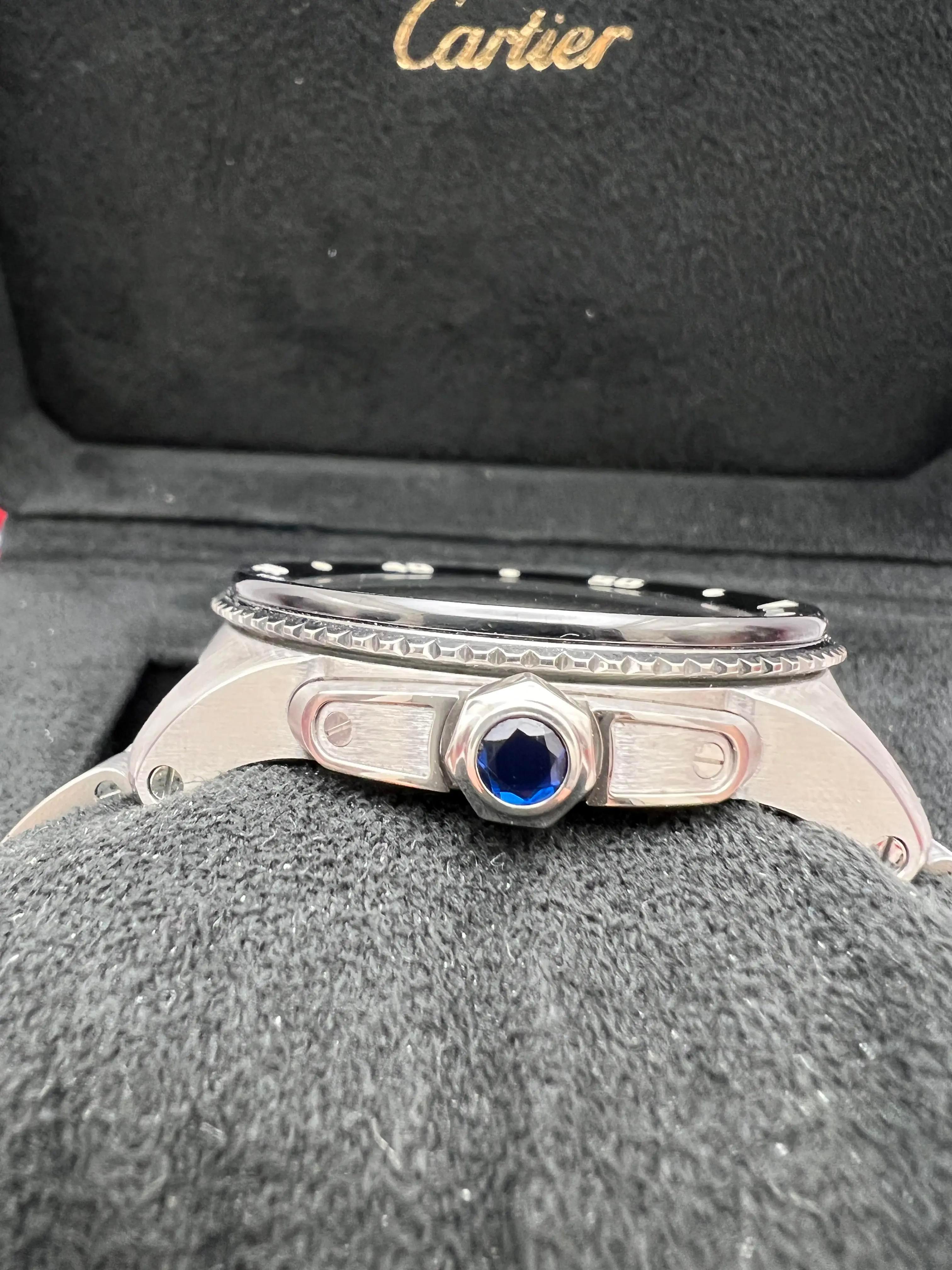 Cartier Calibre De Cartier Diver W7100057 Black Dial Stainless Bracelet B&P en vente 5