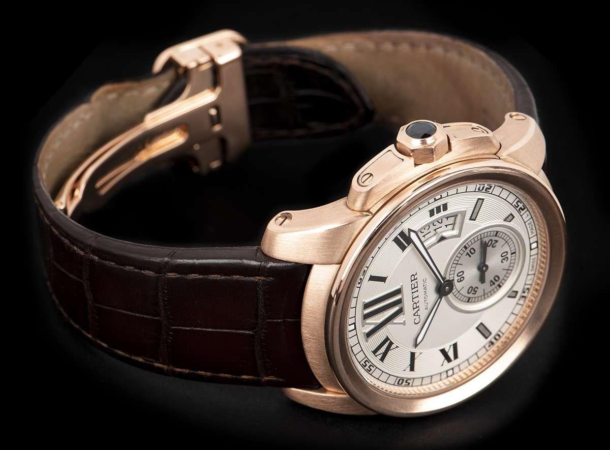 calibre de cartier rose gold