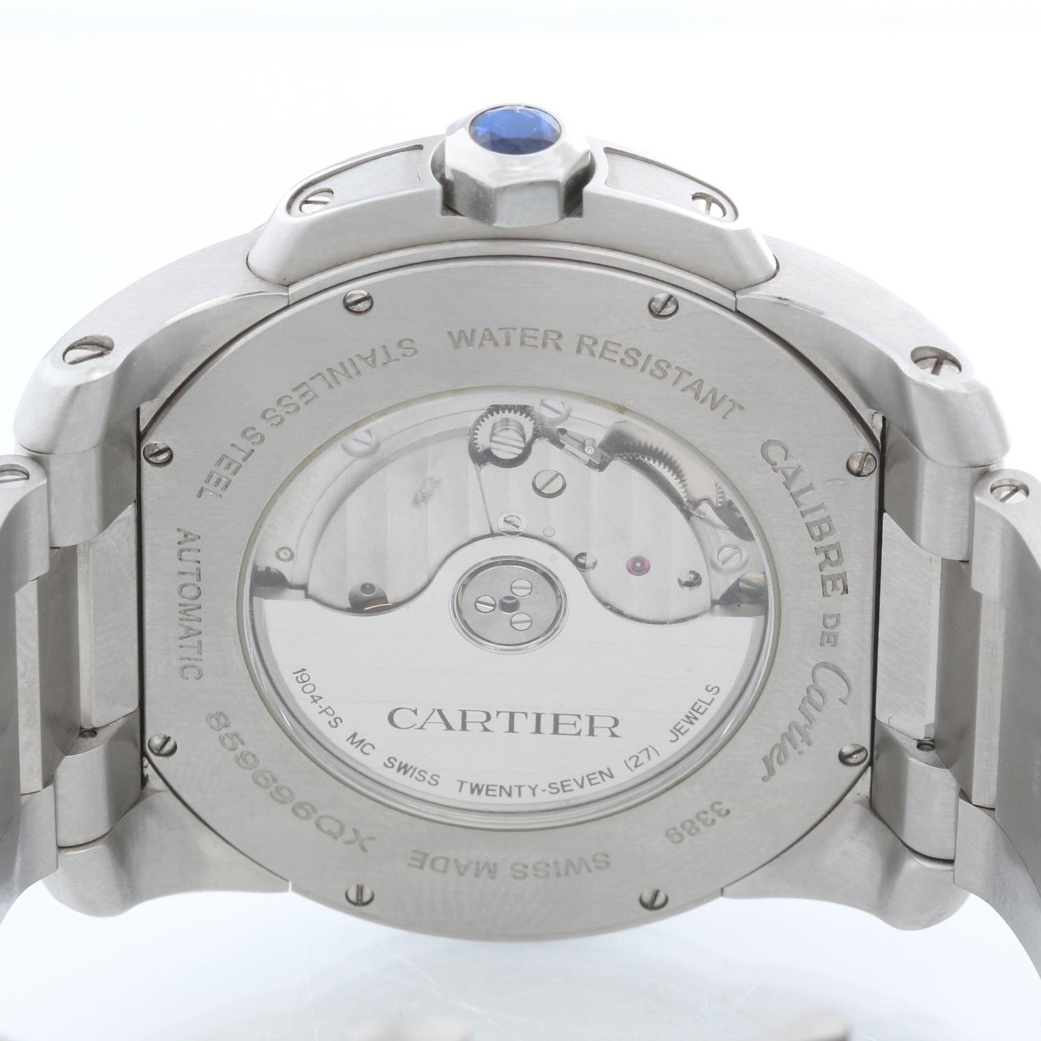 Cartier Calibre de Cartier Men's Stainless Steel Watch W7100037 3389 1