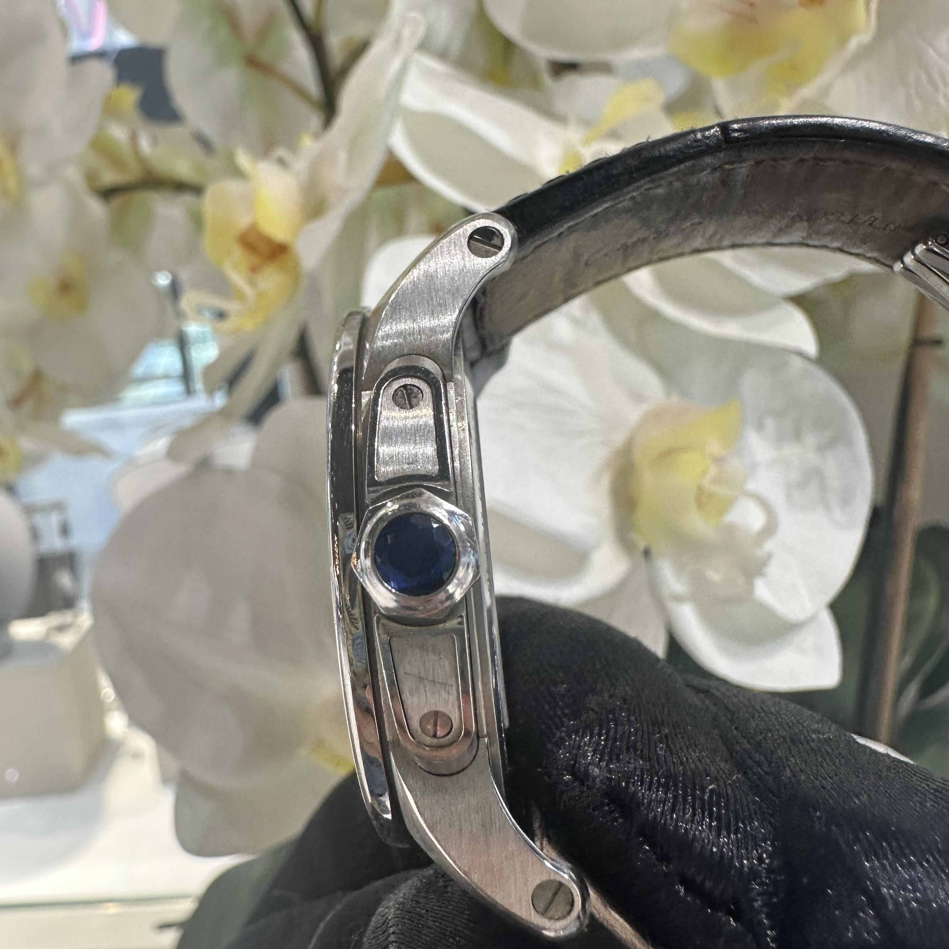 Femenino o masculino Cartier Calibre de Cartier Ref. 3389 Reloj de acero inoxidable en venta