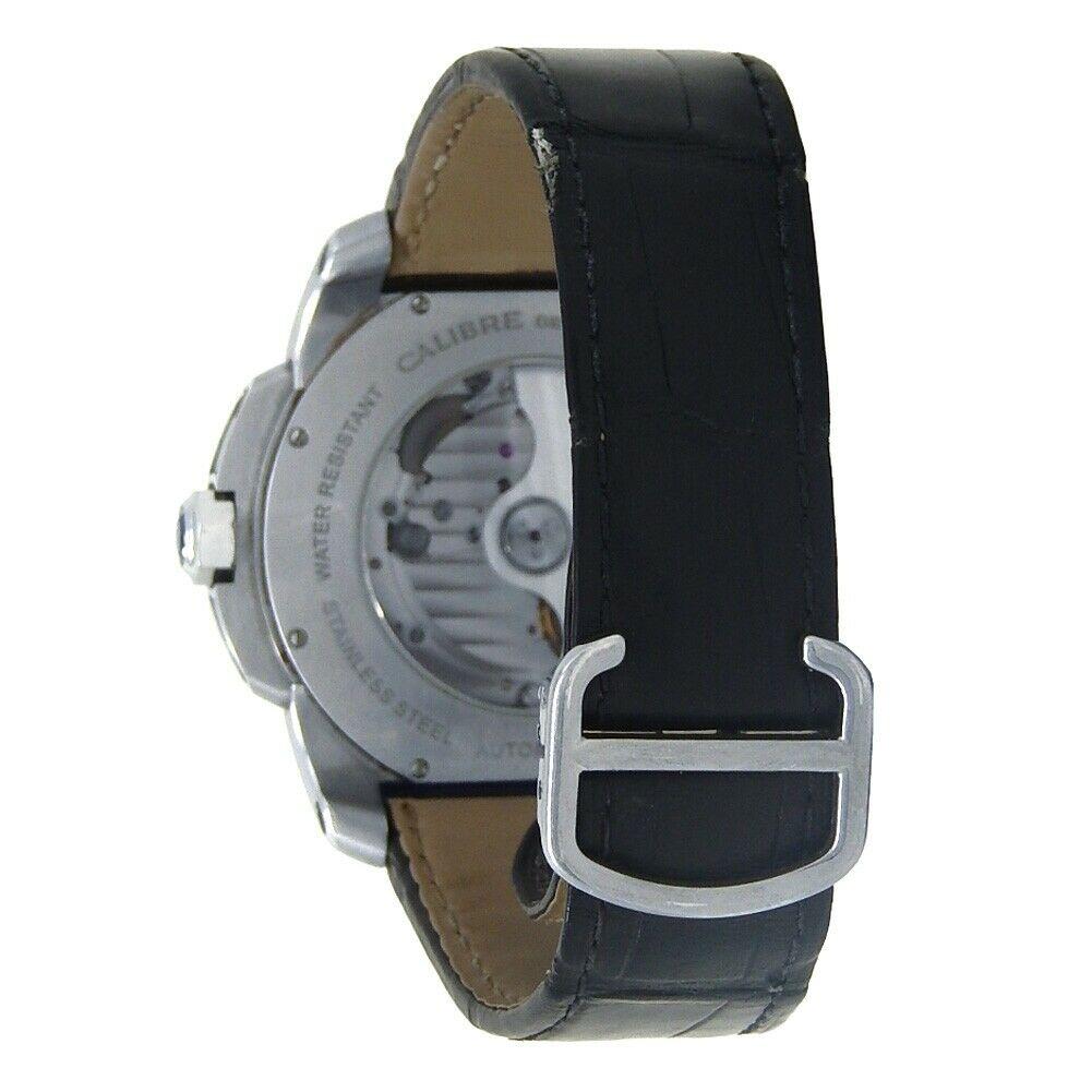 Cartier Calibre de Cartier Stainless Steel Men's Watch Automatic WSCA0003 For Sale 1
