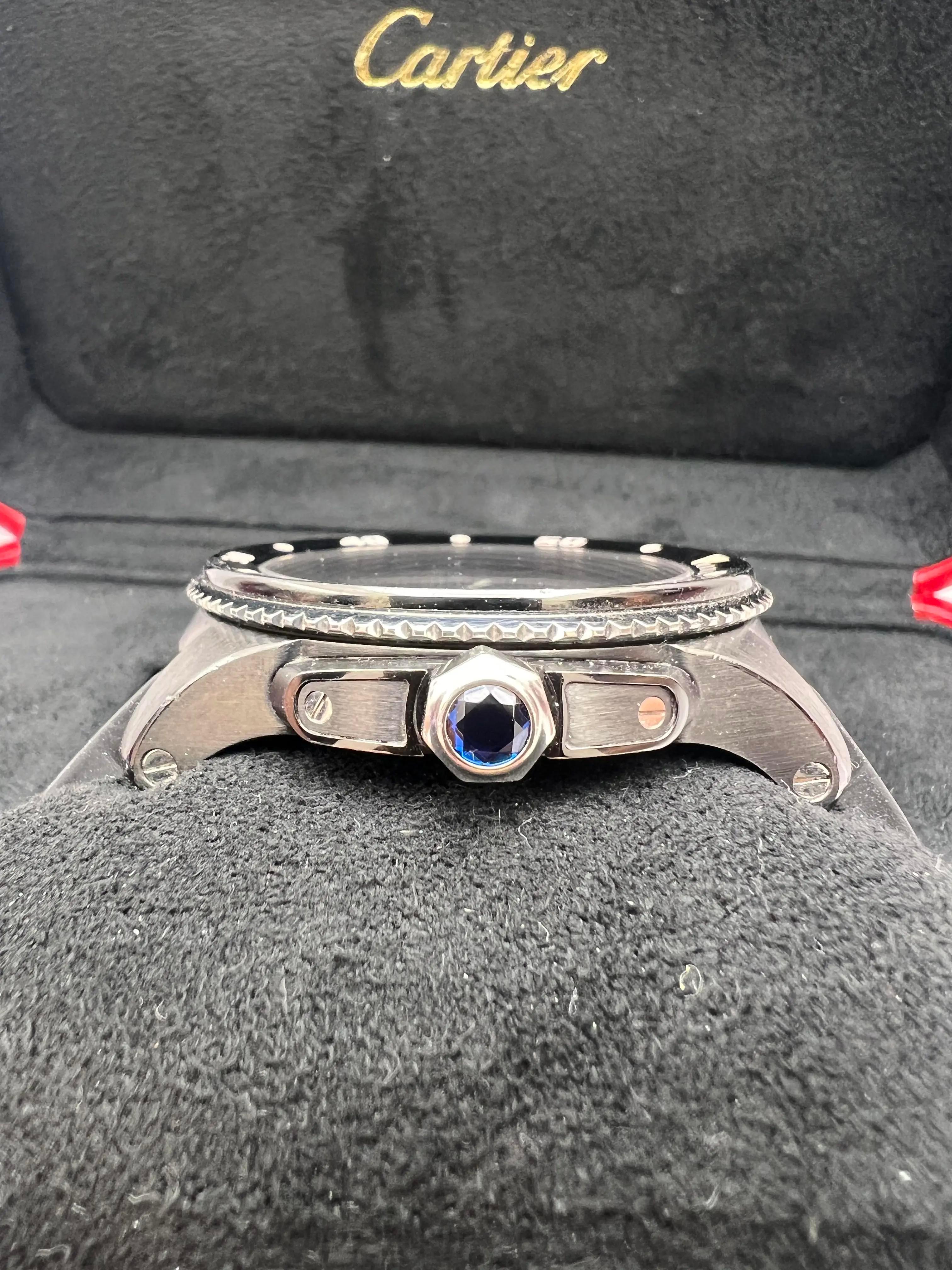 Cartier Calibre Diver 42mm Black ADLC Ceramic Bezel WSCA0006 Box Papers For Sale 4