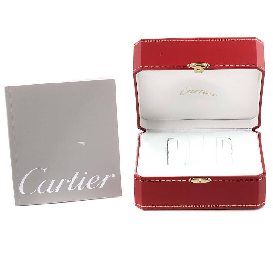 Cartier Calibre Diver Steel Rose Gold Blue Dial Watch W2CA0008 Box Papers For Sale 4
