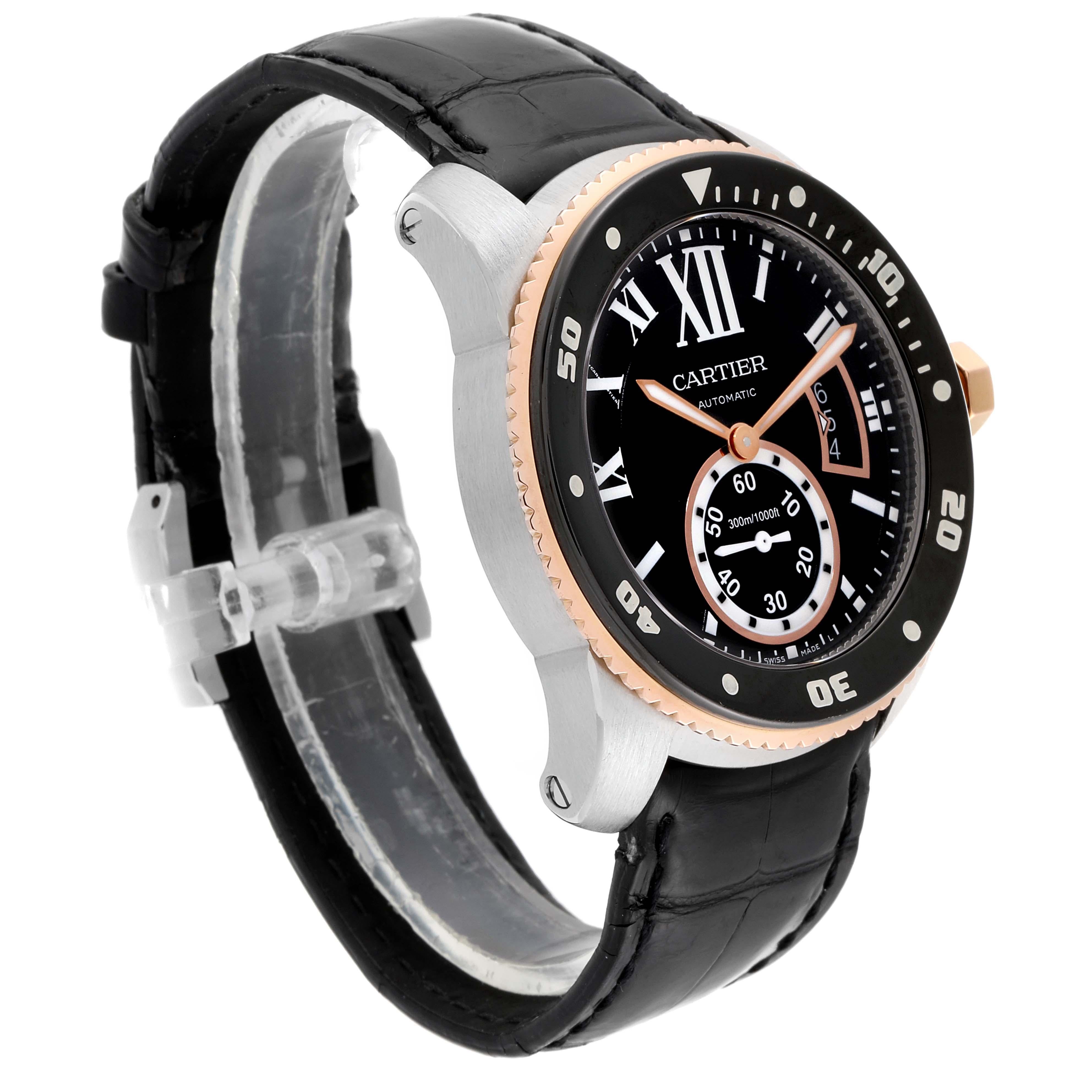 brown leather strap mens watch