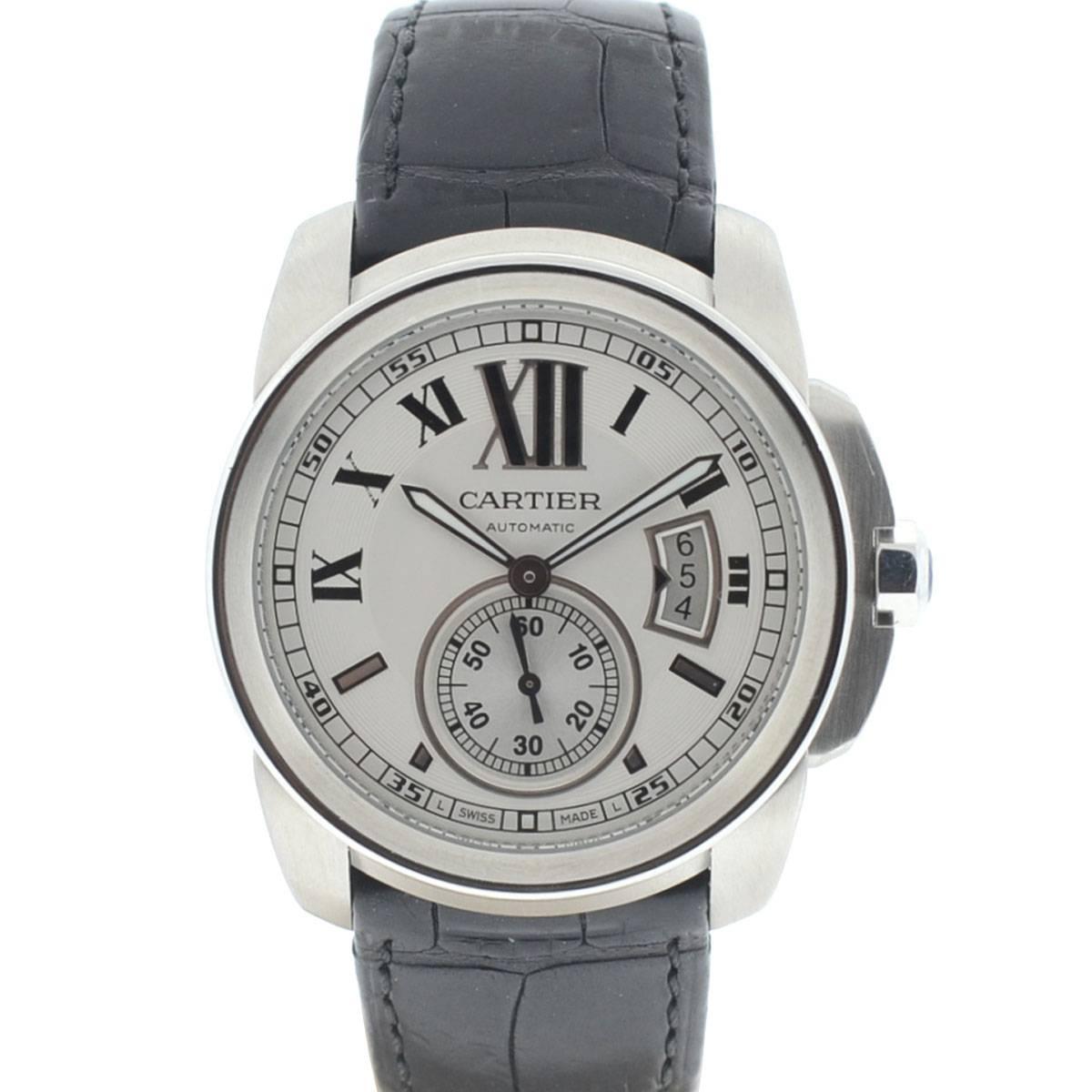 Cartier Stainless Steel Calibre Automatic Wristwatch