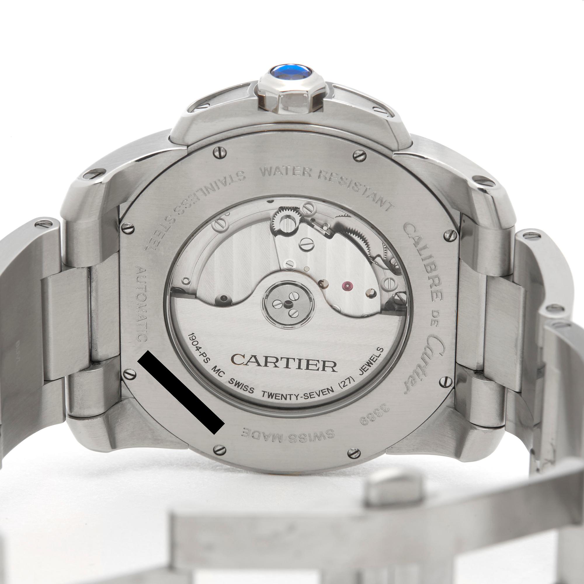 Cartier Calibre Stainless Steel W7100037 or 3398 2