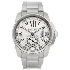 Cartier Calibre Stainless Steel W7100037 or 3398