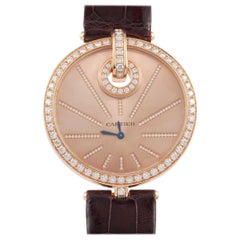 Cartier Captive de Cartier 18 Karat Rose Gold Diamond Bezel Watch WG600003
