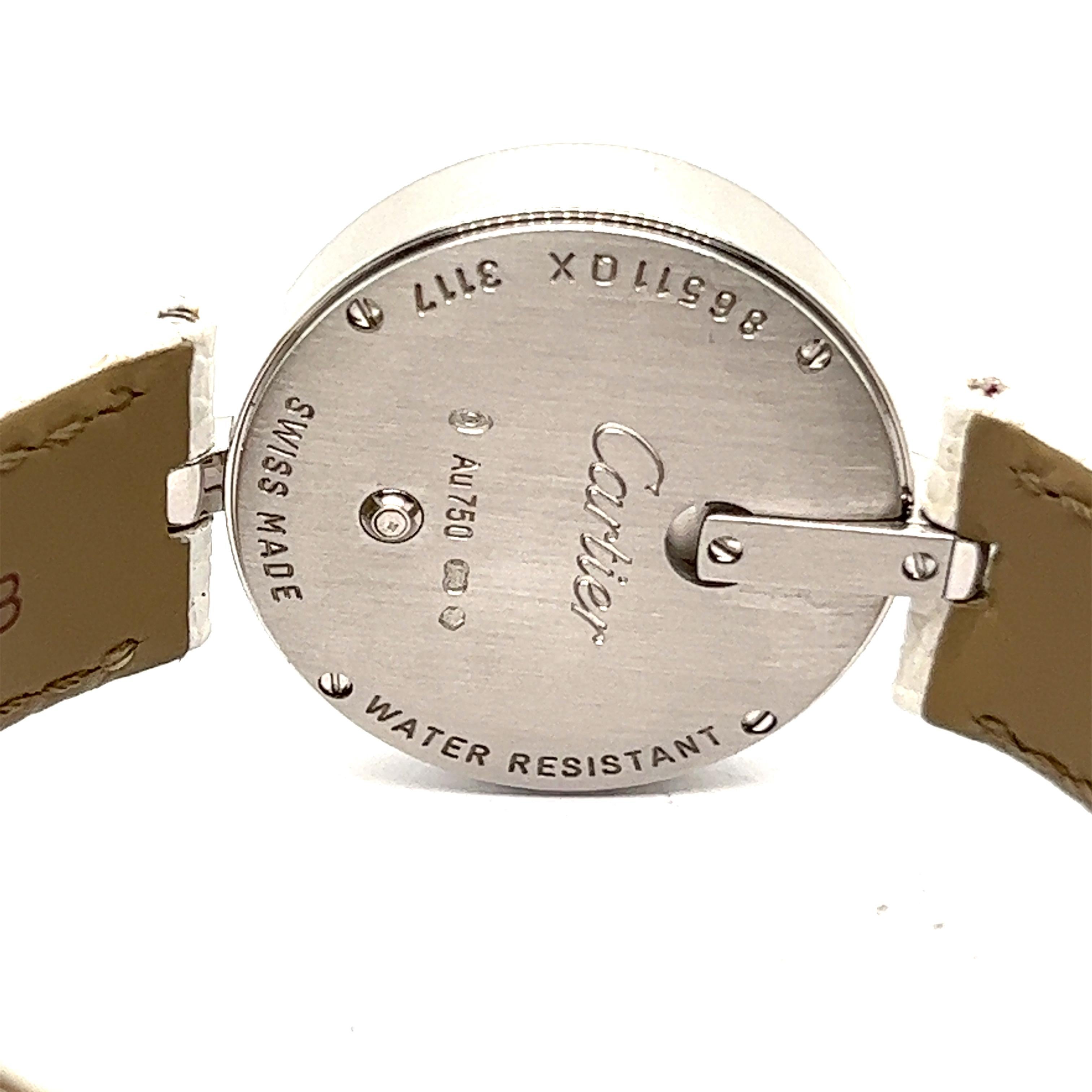 Contemporary Cartier Captive de Cartier Ladies Watch in White Gold For Sale