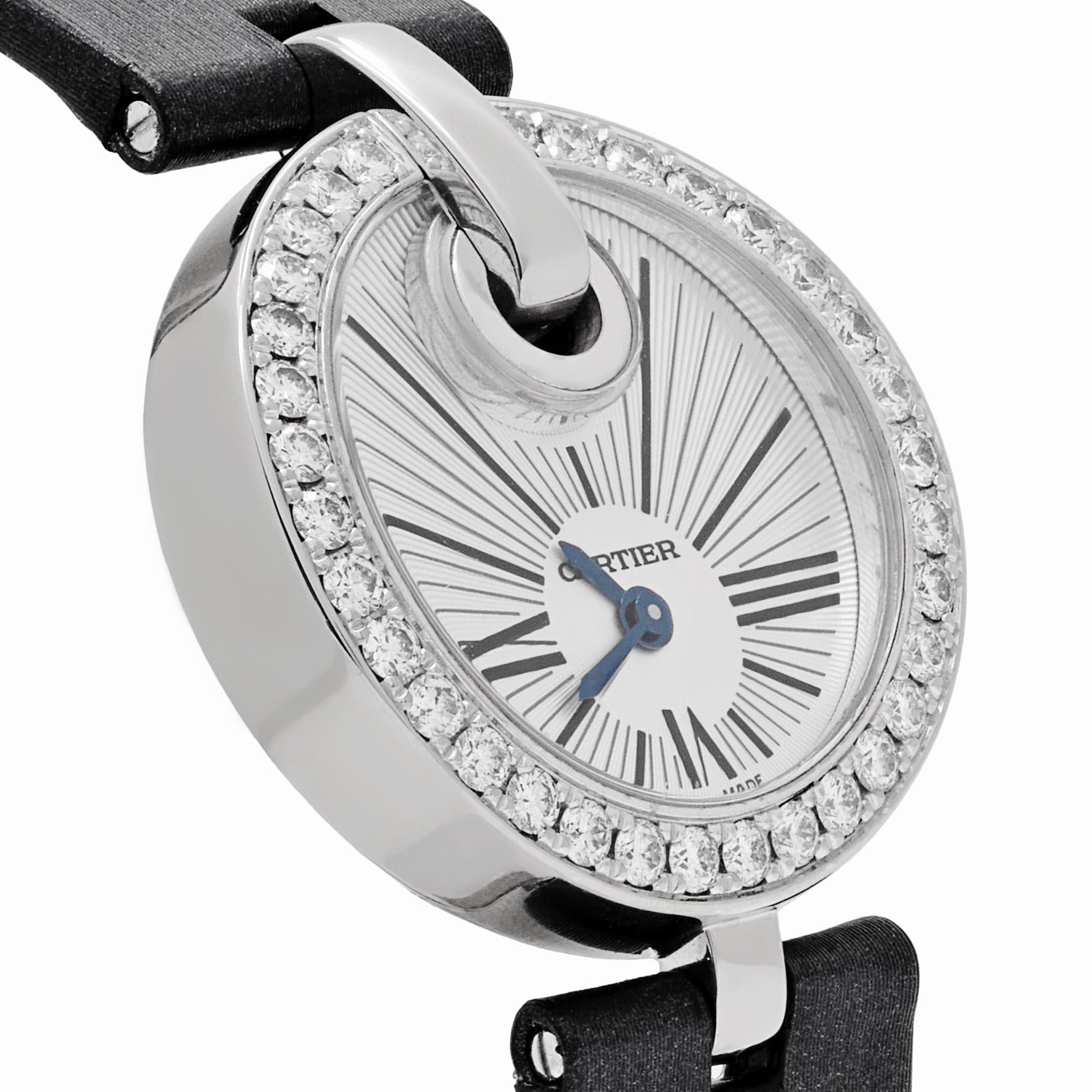 Women's Cartier Captive de Cartier WG600012 White Gold Quartz Silver Dial For Sale