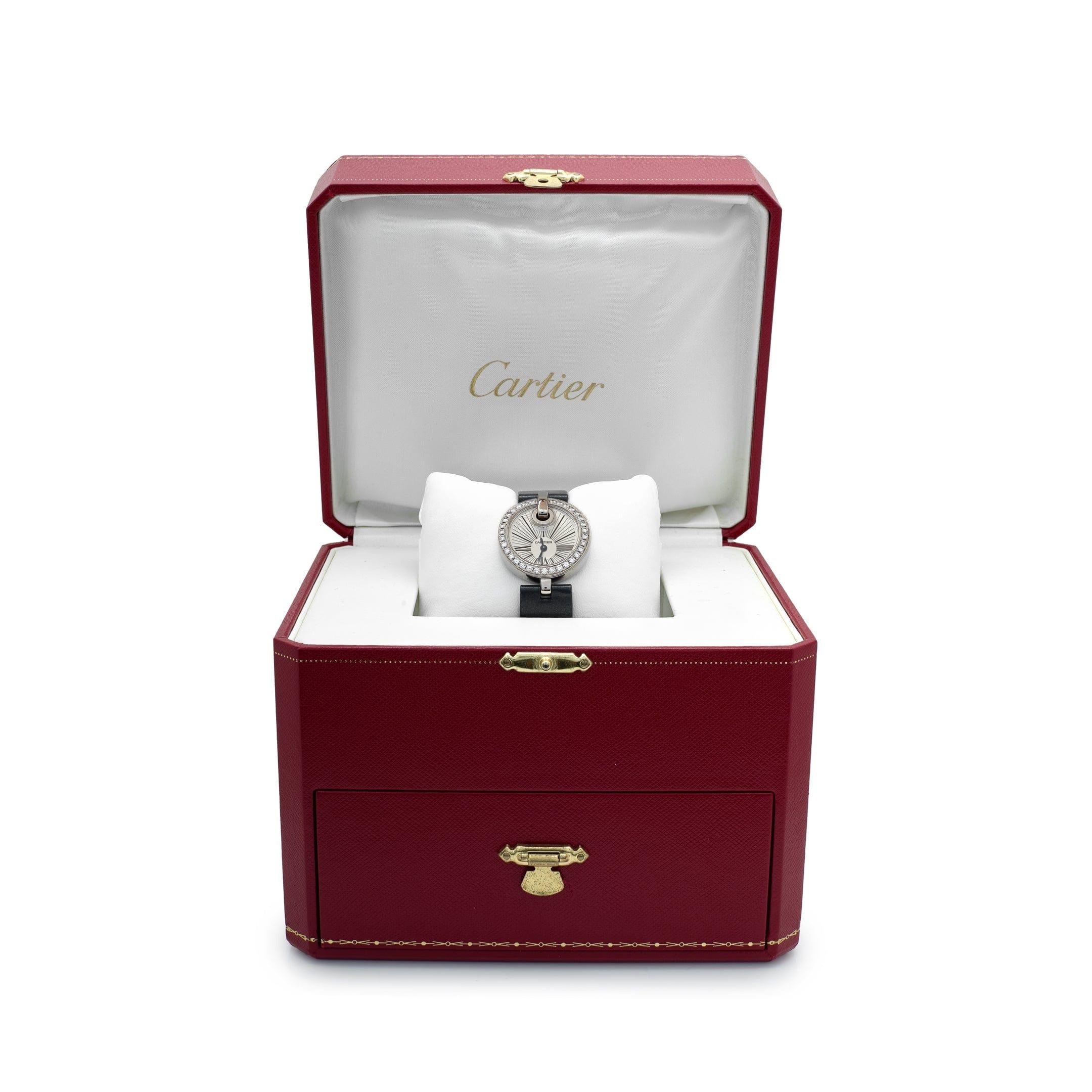 Cartier Captive de Cartier WG600012 White Gold Quartz Silver Dial For Sale 2