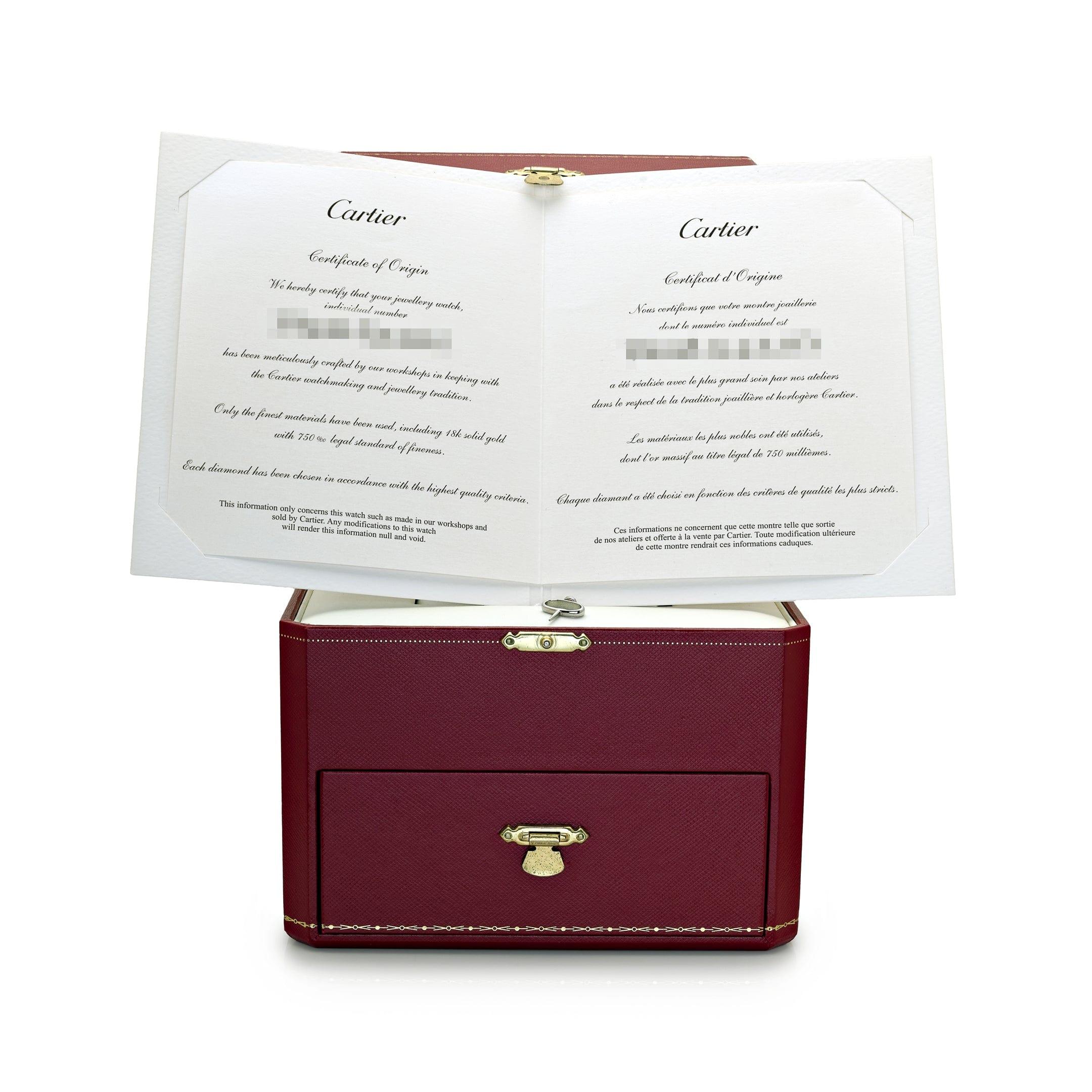 Cartier Captive de Cartier WG600012 White Gold Quartz Silver Dial For Sale 3