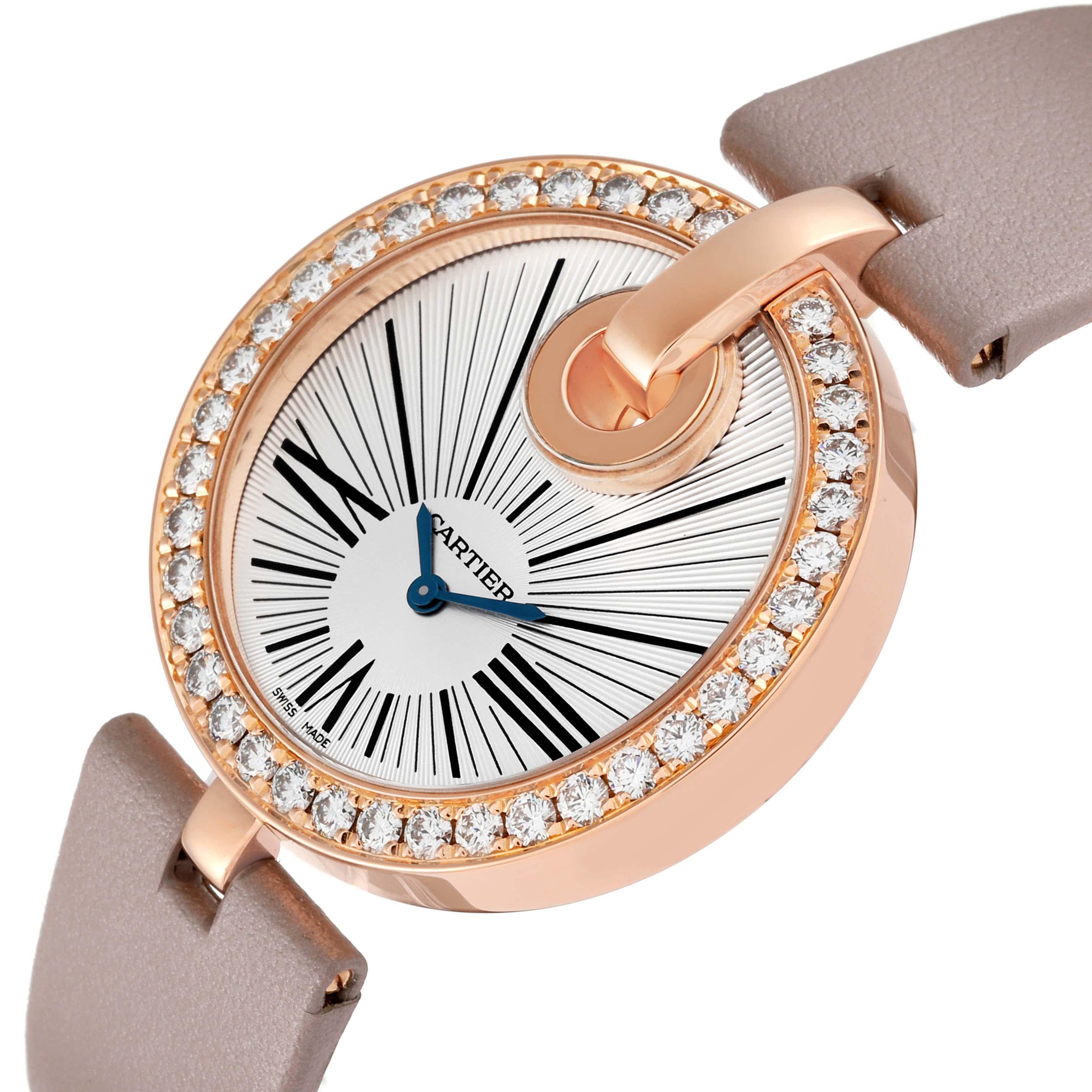 Cartier Captive Rose Gold Diamond Ladies Watch WG600011 For Sale 1