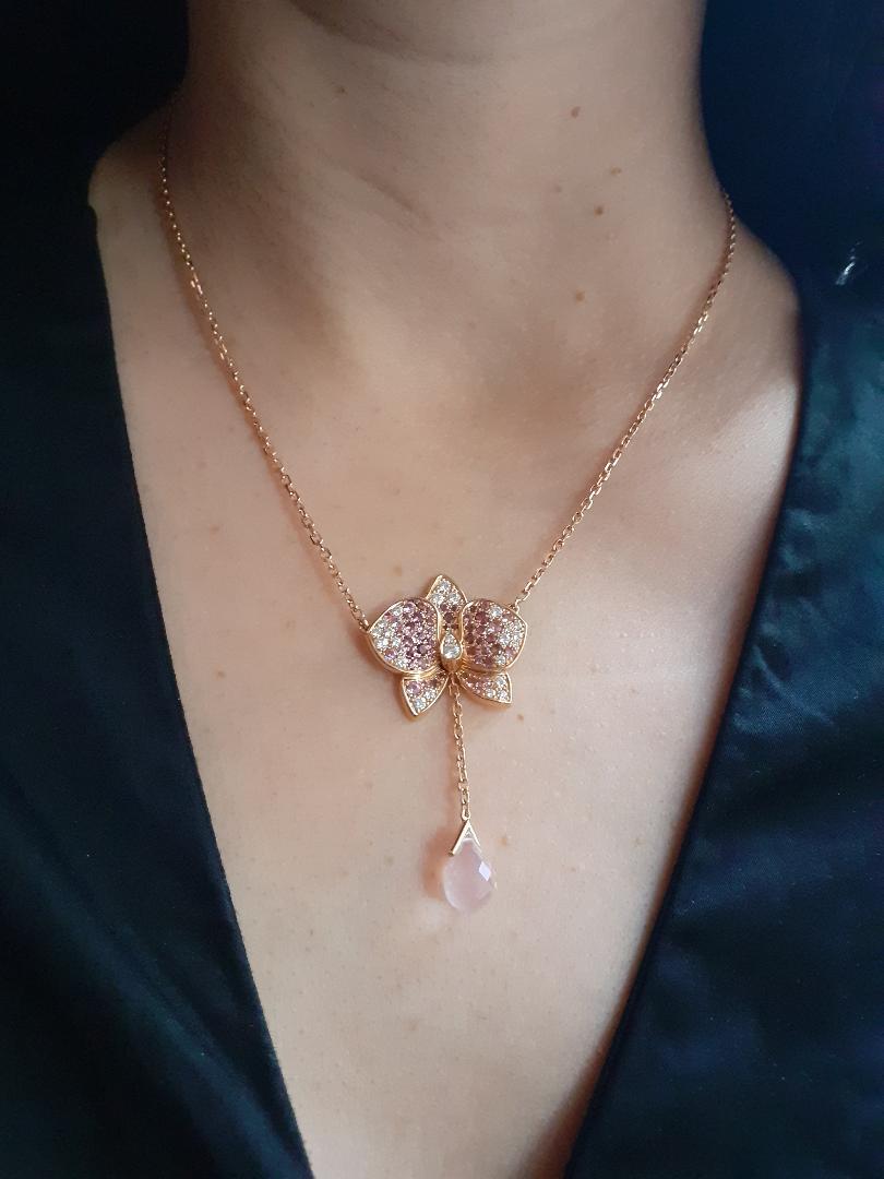 cartier orchid necklace