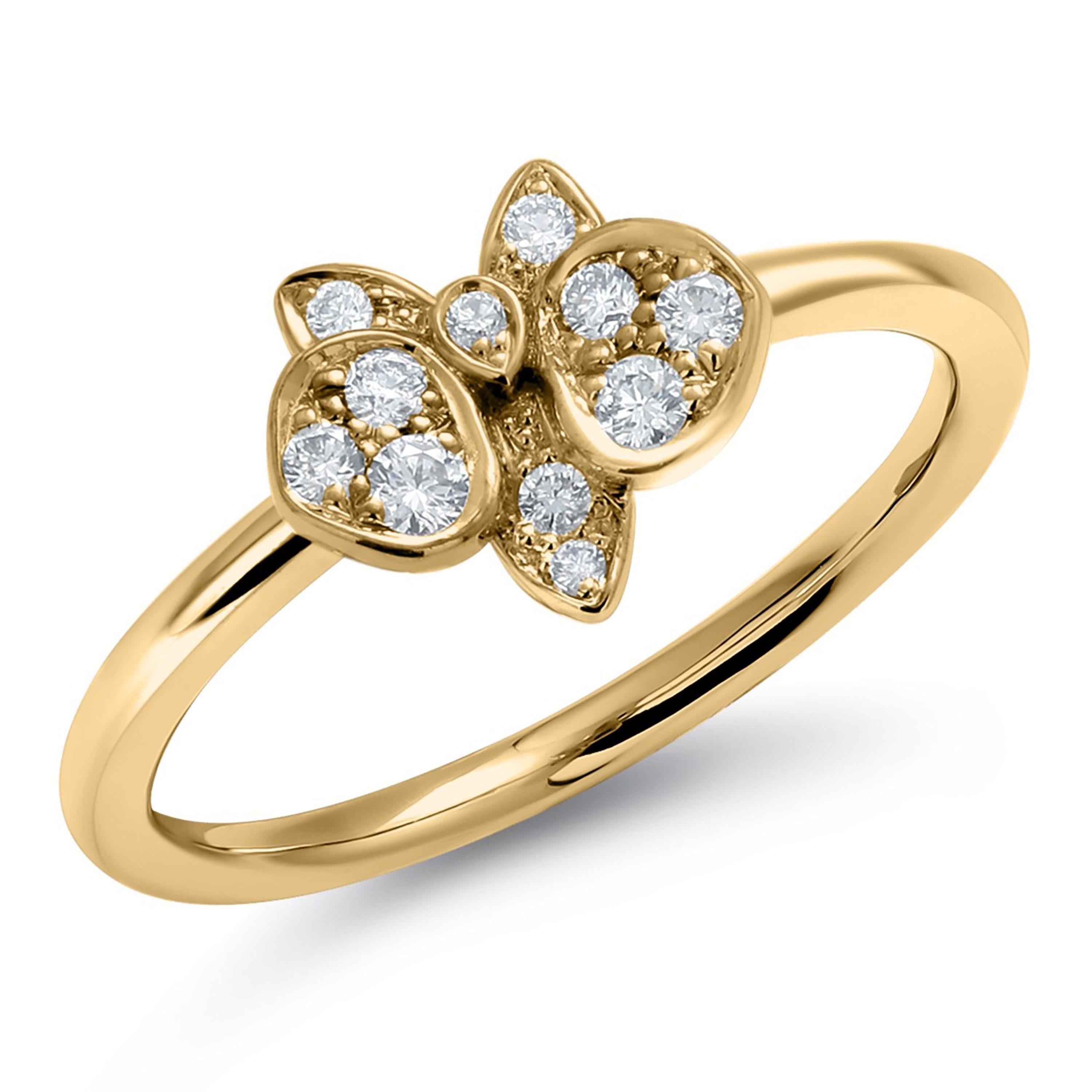 Cartier Caresse d'Orchidées Diamant 0,35 Karat Vintage 18 Karat Gelbgold 1